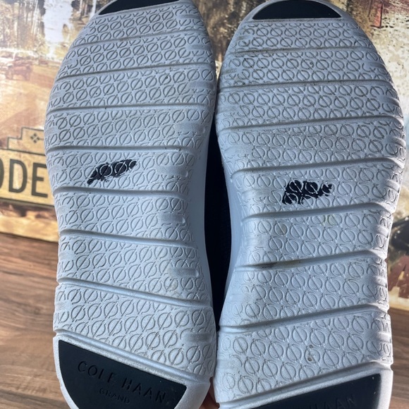 Men’s COLE HAAN ZERØGRAND Black Shoes Knit Lace Up - Picture 4 of 7